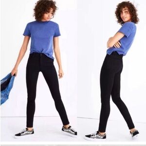 Madewell Roadtripper High Rise Skinny‎ Jeans in Bennett Black Women’s Sz 27